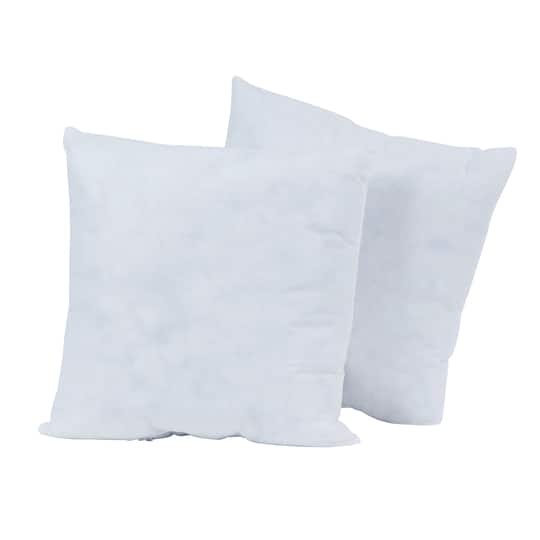 Fairfield™ Poly-Fil® Basic™ 2ct. Pillow Insert, 18" x 18"